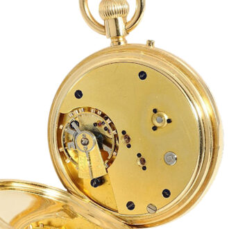 English watch with chronograph and centre seconds Circa 1876 English watch with chronograph and centre seconds Circa 1876