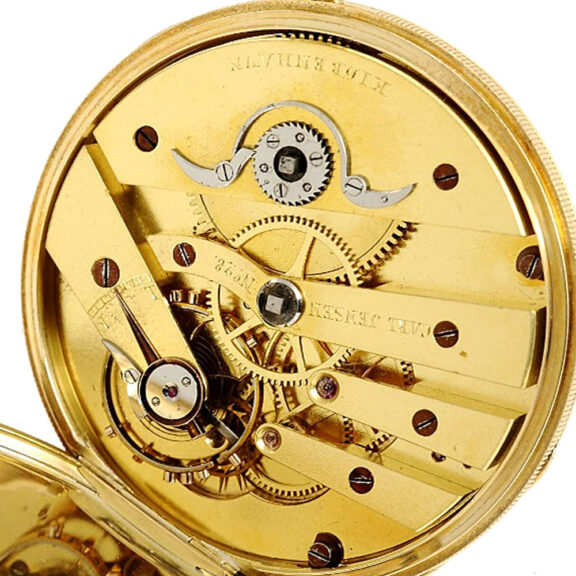 Danish watch with double wheel duplex escapement Circa 1840 Danish watch with double wheel duplex escapement Circa 1840
