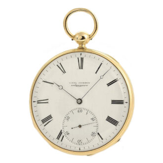 Danish watch with double wheel duplex escapement Circa 1840