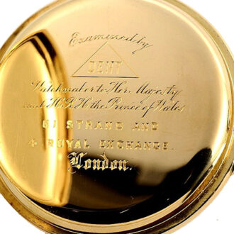 Swiss rare half hunting cased gold pocket watch Circa 1905