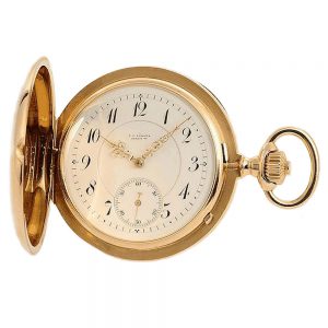 German gold Glashütte gentleman's pocket watch Circa 1901