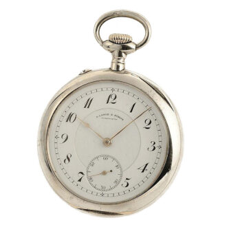 German fine silver Glashütte pocket watch Circa 1915