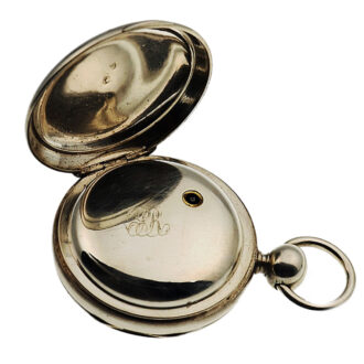 English silver open faced chronometer watch Circa 1783