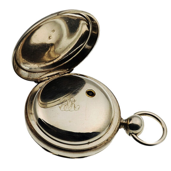 English silver open faced chronometer watch Circa 1783 English silver open faced chronometer watch Circa 1783