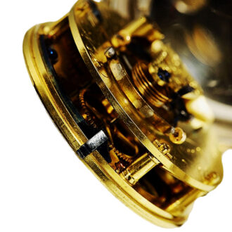 English silver open faced chronometer watch Circa 1783