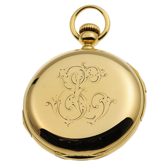 Swiss minute repeating Seconde Morte pocket watch Circa 1960 Swiss minute repeating Seconde Morte pocket watch Circa 1960