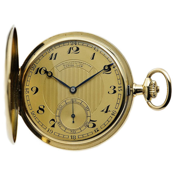 German gold hunting cased watch in original box Circa 1931 German gold hunting cased watch in original box Circa 1931