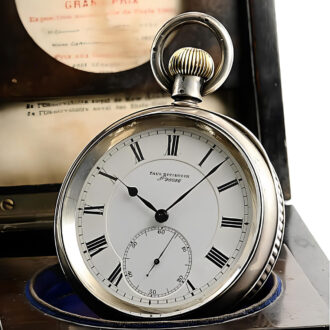 Swiss extremely rare silver deck watch caliber type II Circa 1906