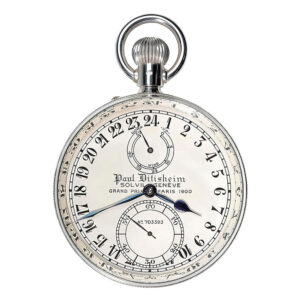 Swiss deck watch with 52h power reserve indication Circa 1926
