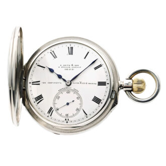 Important English lever with 52½ minute carrousel Circa 1898 Important English lever with 52½ minute carrousel Circa 1898