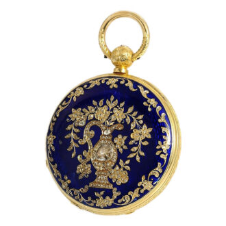 English gold pocket watch for the Ottoman market Circa 1859