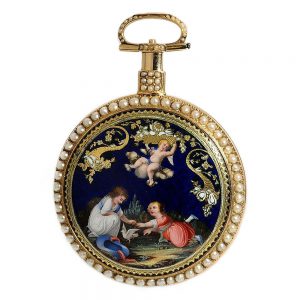 English gold, enamel watch for the Chinese market Circa 1820