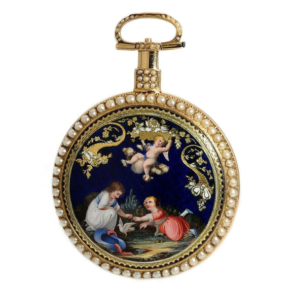 English gold, enamel watch for the Chinese market Circa 1820