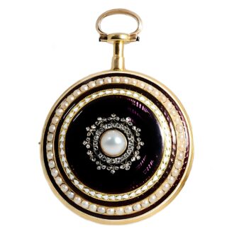 English gold watch with corresponding chatelaine Circa 1780