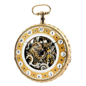 Swiss rare skeletonized quarter repeating pocket watch Circa 1810