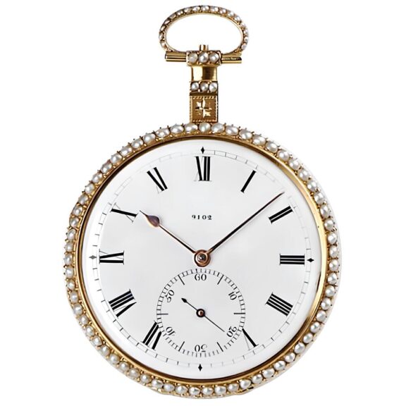English gold enamel watch for the Chinese market Circa 1815 English gold enamel watch for the Chinese market Circa 1815