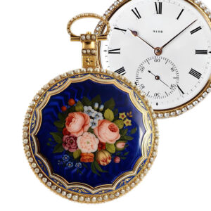 English gold enamel watch for the Chinese market Circa 1815