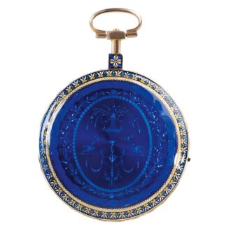 Swiss rare watch with jumping digital time indication Circa 1810