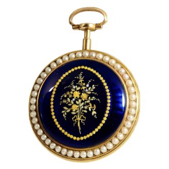 English extremely rare pocket watch with chatelaine Circa 1800