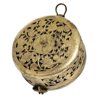German brass one handed self strike coach watch Circa 1660