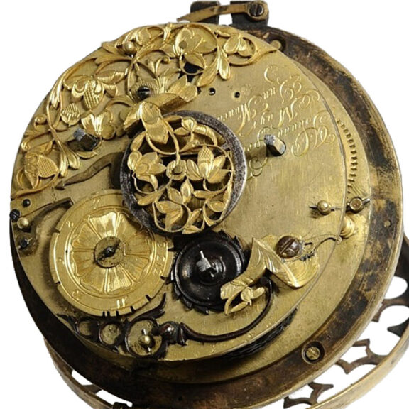 German brass one handed self strike coach watch Circa 1660 German brass one handed self strike coach watch Circa 1660