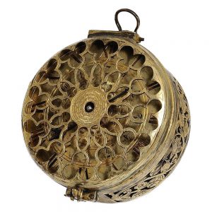 German brass one handed self strike coach watch Circa 1660