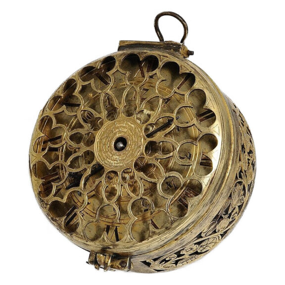 German brass one handed self strike coach watch Circa 1660