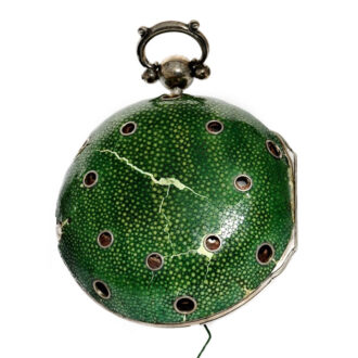 English silver pair cased repeating coach clock Circa 1750