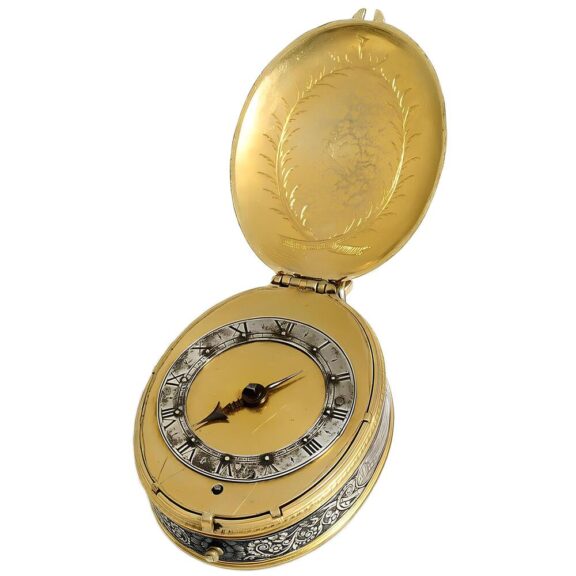 English single-handed Puritan style pendant watch Circa 1610
