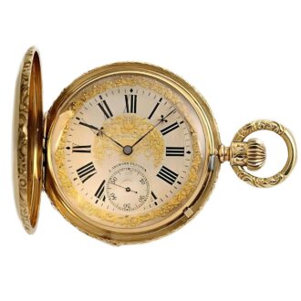 German heavy magnificent Glashütte pocket watch Circa 1880