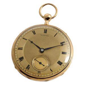 Rare German 18K gold quarter repeating watch Circa 1820