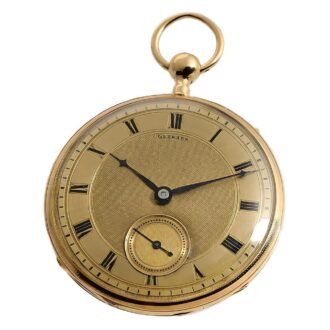 Rare German 18K gold quarter repeating watch Circa 1820