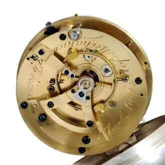 German pocket chronometer with regulator dial Circa 1790