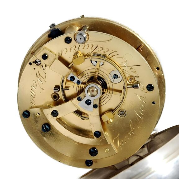 German pocket chronometer with regulator dial Circa 1790 German pocket chronometer with regulator dial Circa 1790