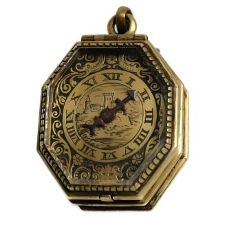 French octagonal shape neo classical watch Circa 1870