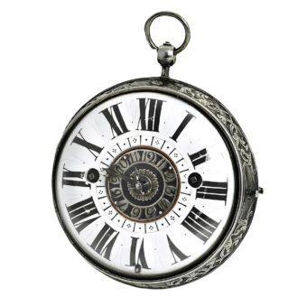 French verge Oignon pocket watch with alarm Circa 1700
