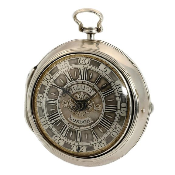 English pair cased silver verge pocket watch Circa 1720