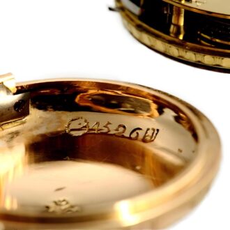 French repeating à toc watch with drum escapement Circa 1780