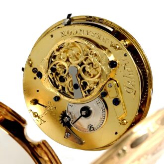 French repeating à toc watch with drum escapement Circa 1780