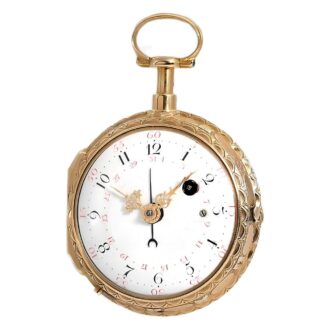 French repeating à toc watch with drum escapement Circa 1780