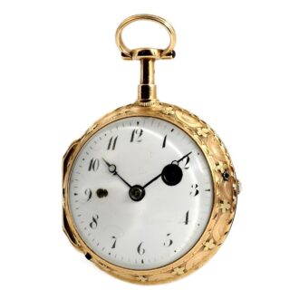 Swiss quarter repeating à quatre couleurs verge watch Circa 1760 Swiss quarter repeating à quatre couleurs verge watch Circa 1760