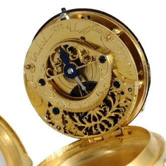 German important early pocket watch with date Circa 1785