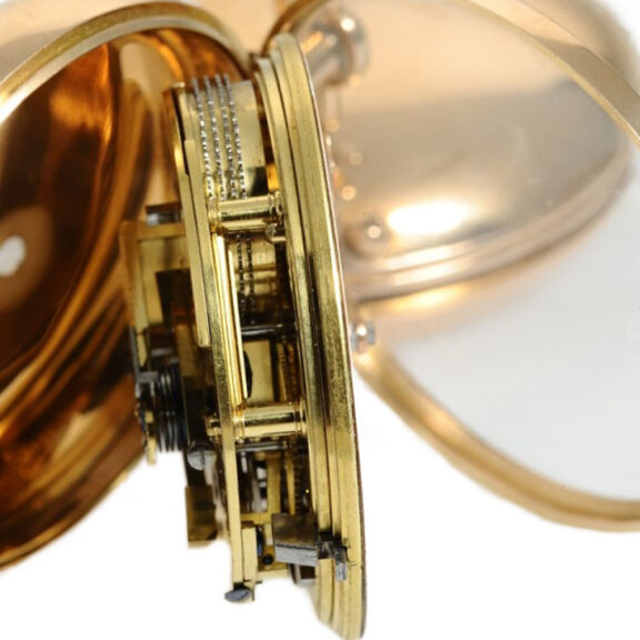 English pocket watch with chronometer escapement Circa 1800 English pocket watch with chronometer escapement Circa 1800