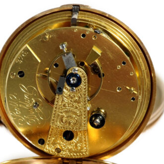 English pocket watch with chronometer escapement Circa 1800