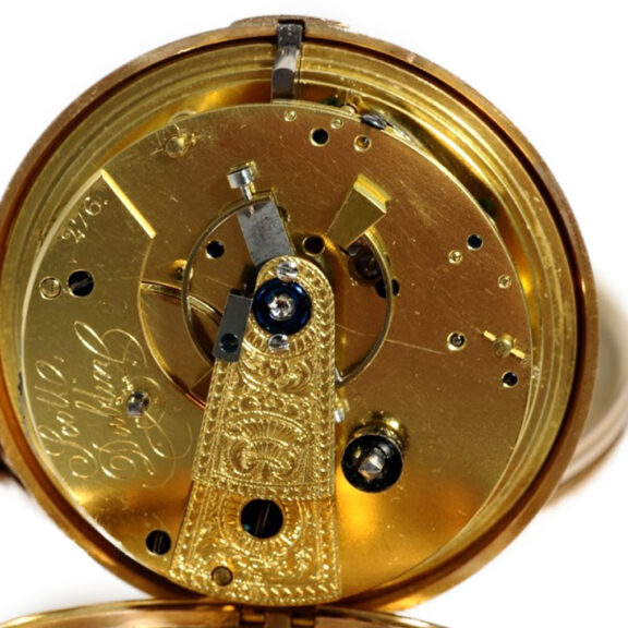 English pocket watch with chronometer escapement Circa 1800 English pocket watch with chronometer escapement Circa 1800