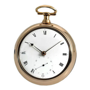 English pocket watch with chronometer escapement Circa 1800