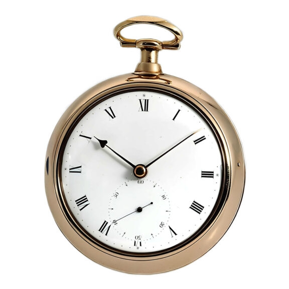 English pocket watch with chronometer escapement Circa 1800