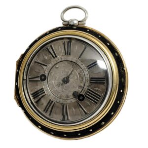 French one handed verge pocket watch with alarm Circa 1690