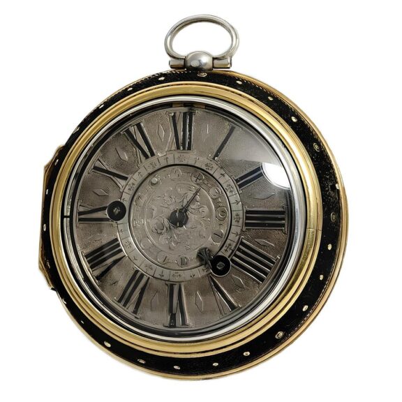 French one handed verge pocket watch with alarm Circa 1690