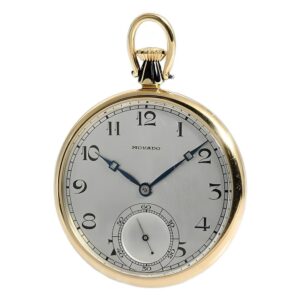 Swiss thin Art Deco gentleman's pocket watch Circa 1930